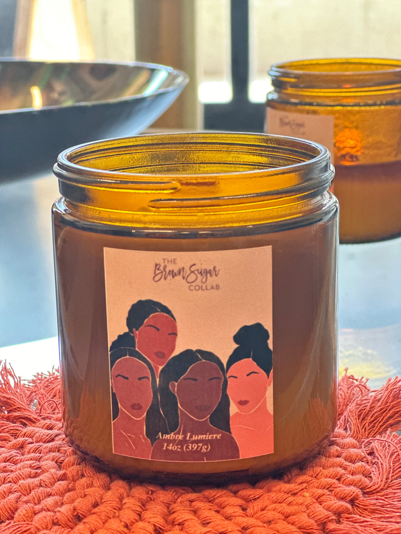 Brown Sugar Collab Vibes Ambre Lumiere Candle