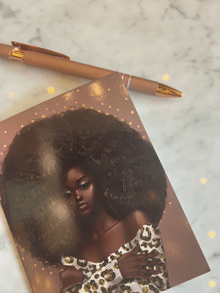 Beauty in Affirmations Blank Note Card