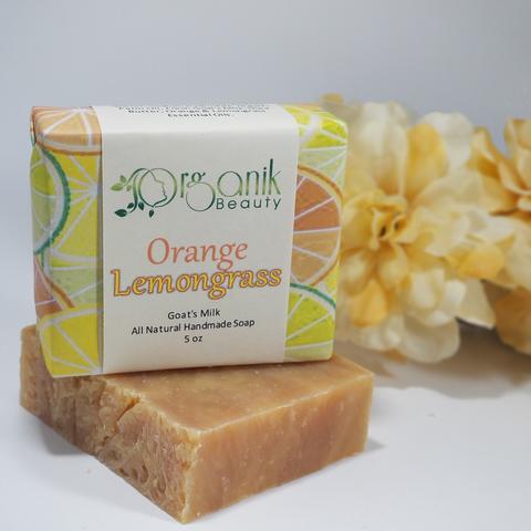 Orange and Lemongrass Goat's Milk Soap Bar