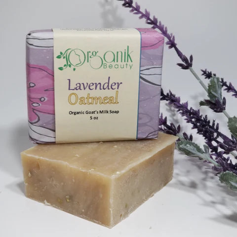 Lavender and Oatmeal Goat's Milk Soap