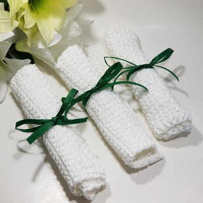 handmade spa washcloths