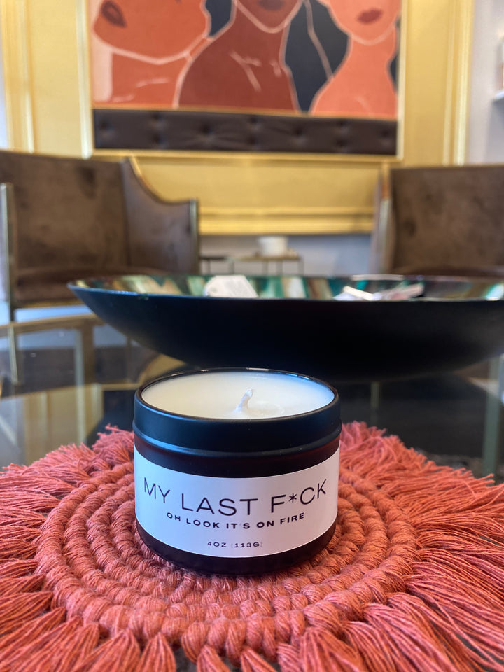 My Last F*ck 4 oz Travel Candle